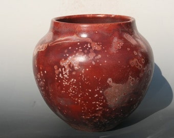 saggar fired vase (SG111018E)