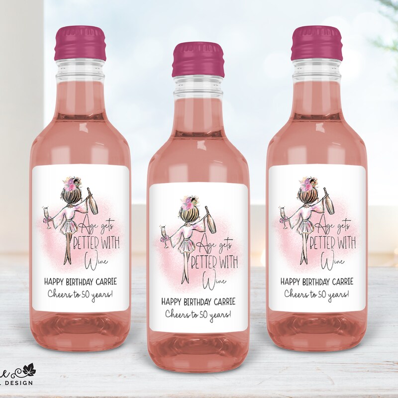 Mini Wine Labels Wine Labels for Small Bottles - Etsy