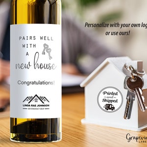 THYGIFTREE Housewarming Gifts for New Home, Personalized Wine Accessories  Gif