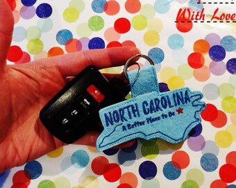 North Carolina A Better Place to Be Keyring