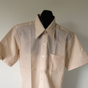camisa vintage de los años 70 para hombre cuello grande 16 nos de Alexander stock muerto