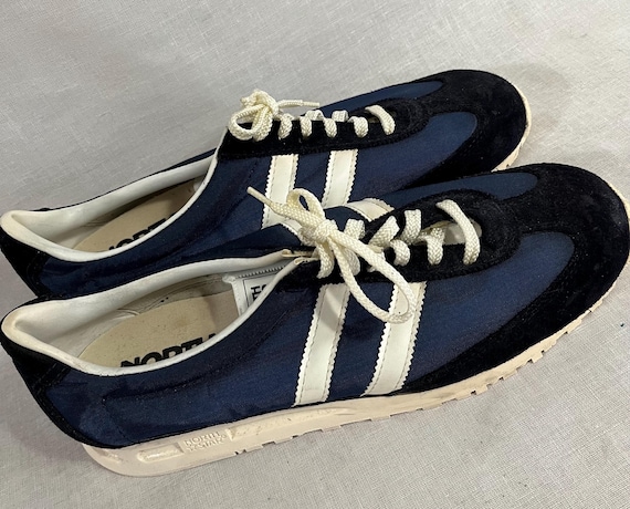 Vintage NORTH STAR Mens Blaue Suede & Nylon Sneakers Canada 11 - Etsy