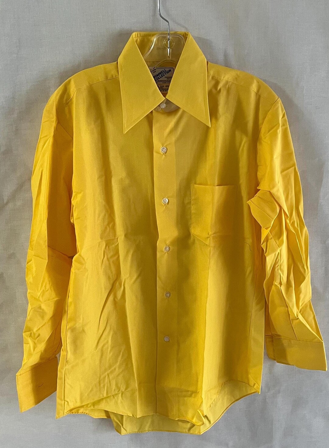 Vintage Mens Fashion SHIRT 70s CROMWELL Collection 16-33 Geek Chic