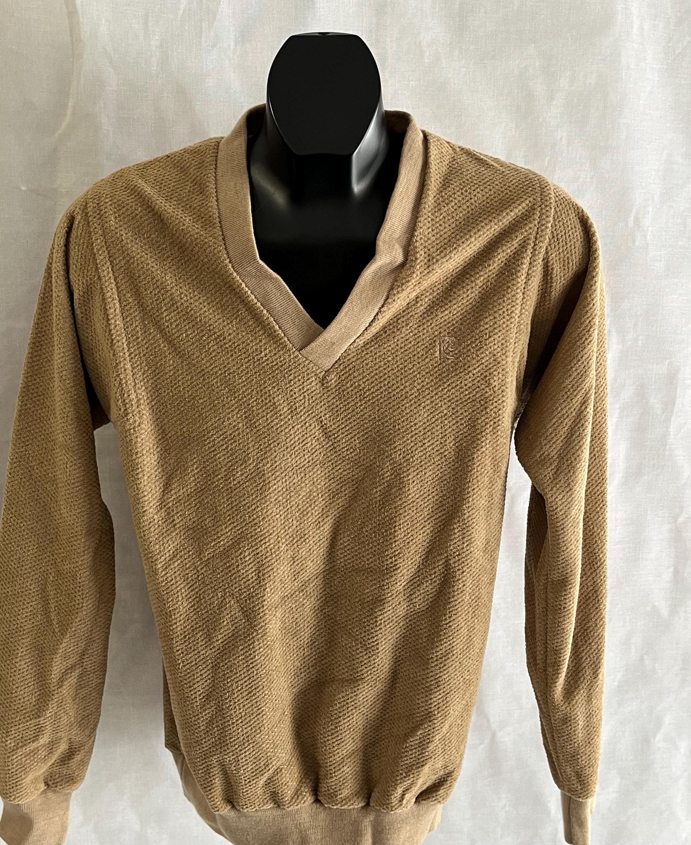 Vintage 80er Jahre V-Ausschnitt Pullover PIERRE CARDIN Canada S-Nr