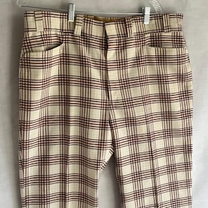 Vintage 70s Check Golf Slacks Pants CONQUEST Sportswear 39 Canada