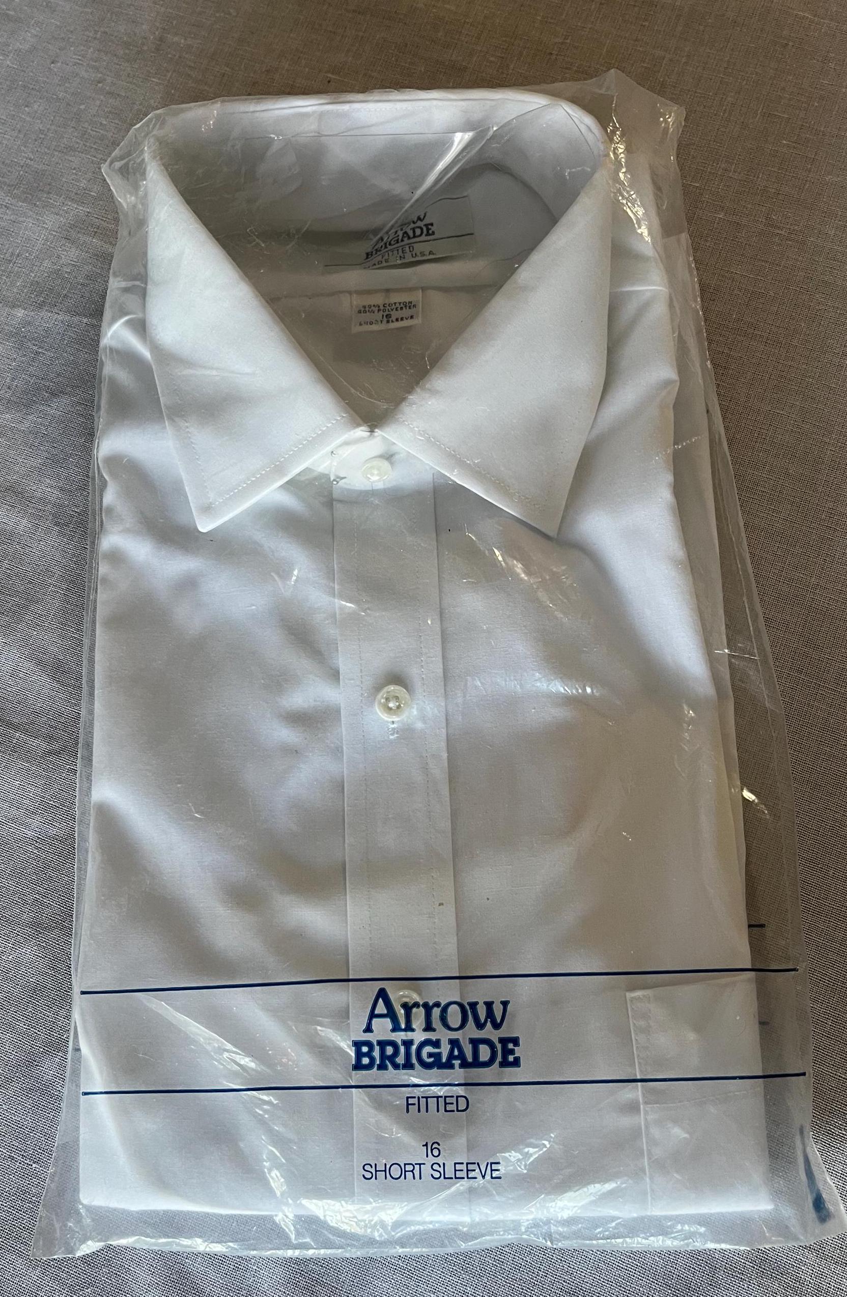 slim fit dress slacks Arrow McLaren Apex Performance Dress Shirt White – Collars & Co main image 1