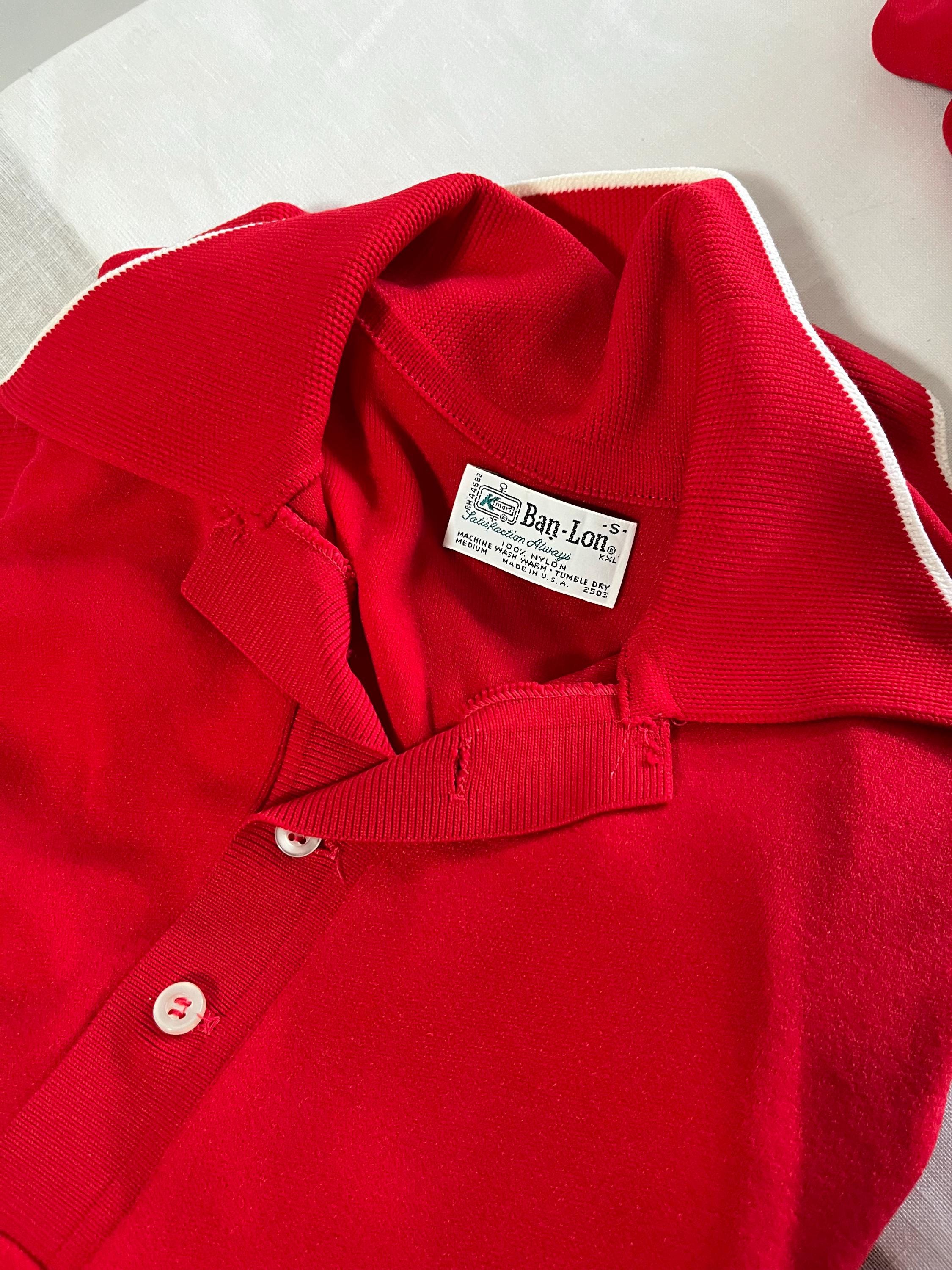 Vintage 70s Mens BAN-LON Knit Polo Shirt K-mart USA - Etsy
