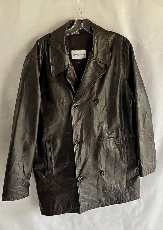 Leather Jacket Guy Laroche Winter Coats Guy Laroche Mens Leather