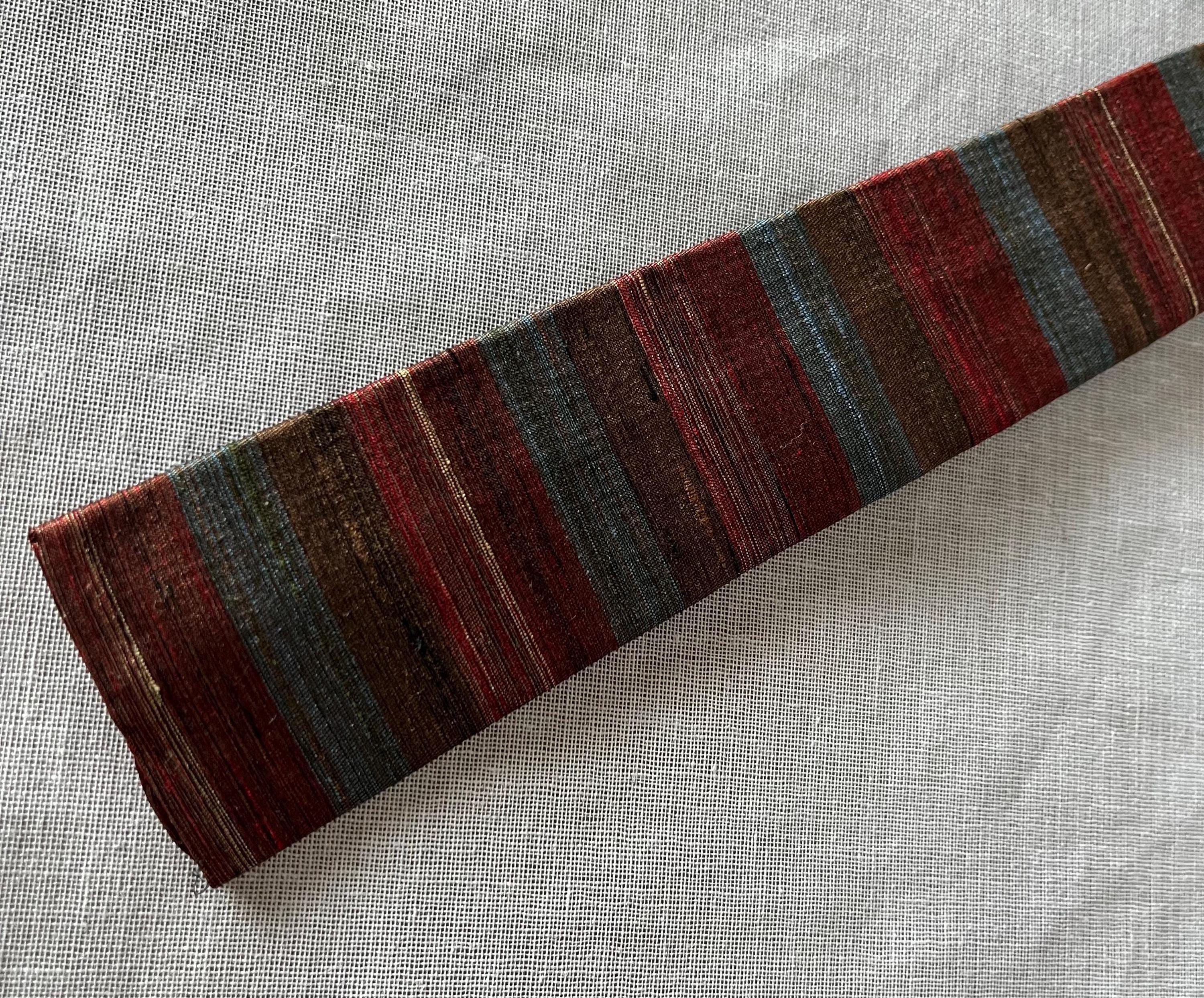 vintage 60s necktie skinny square end 2" Blanford SAFARI SILK nos deadstock