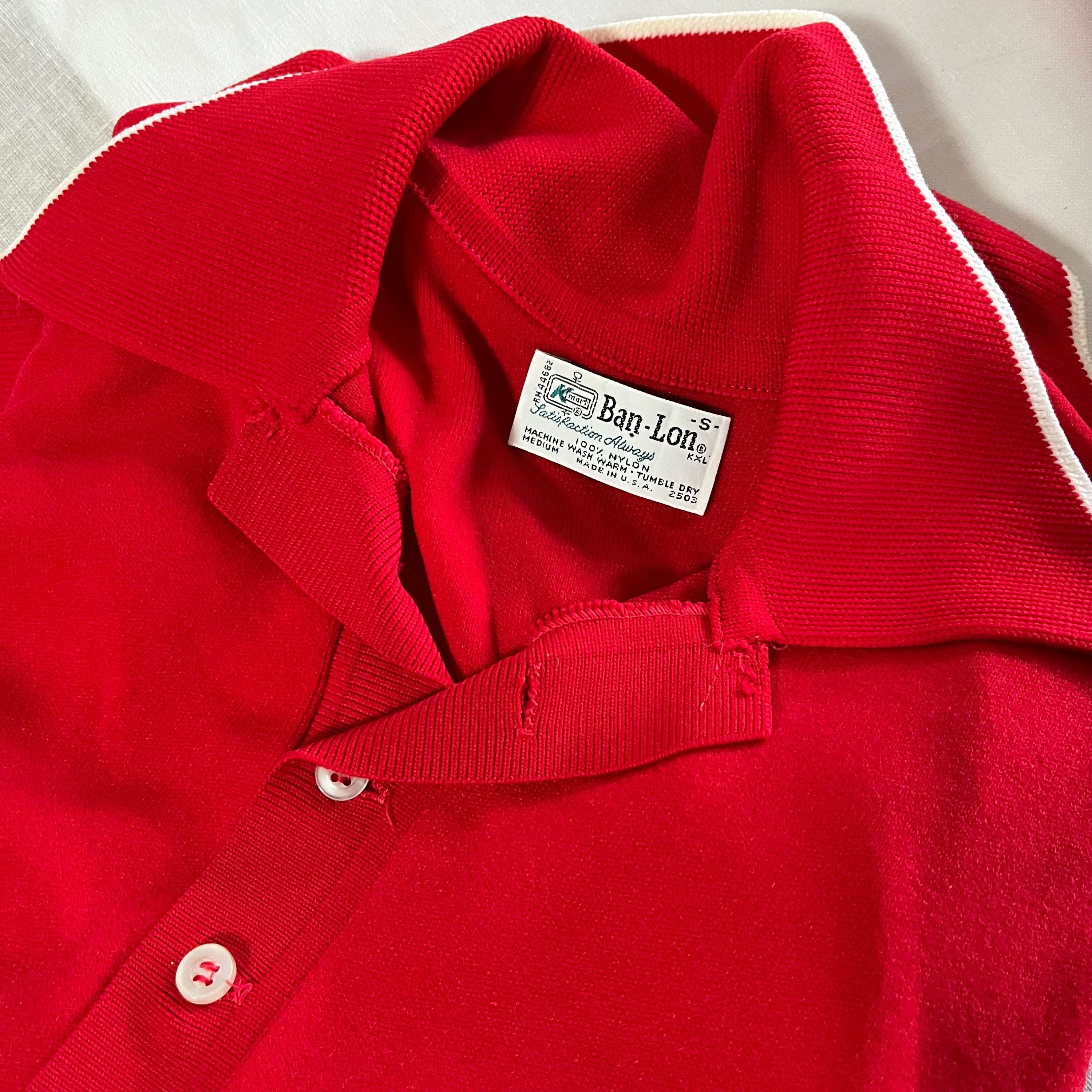 Vintage 70s Mens BAN-LON Knit Polo Shirt K-mart USA - Etsy