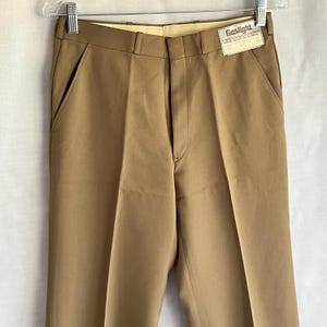 vintage 70s men&#39;s dress pants GASLIGHT POLYESTER 30 nos CANADA