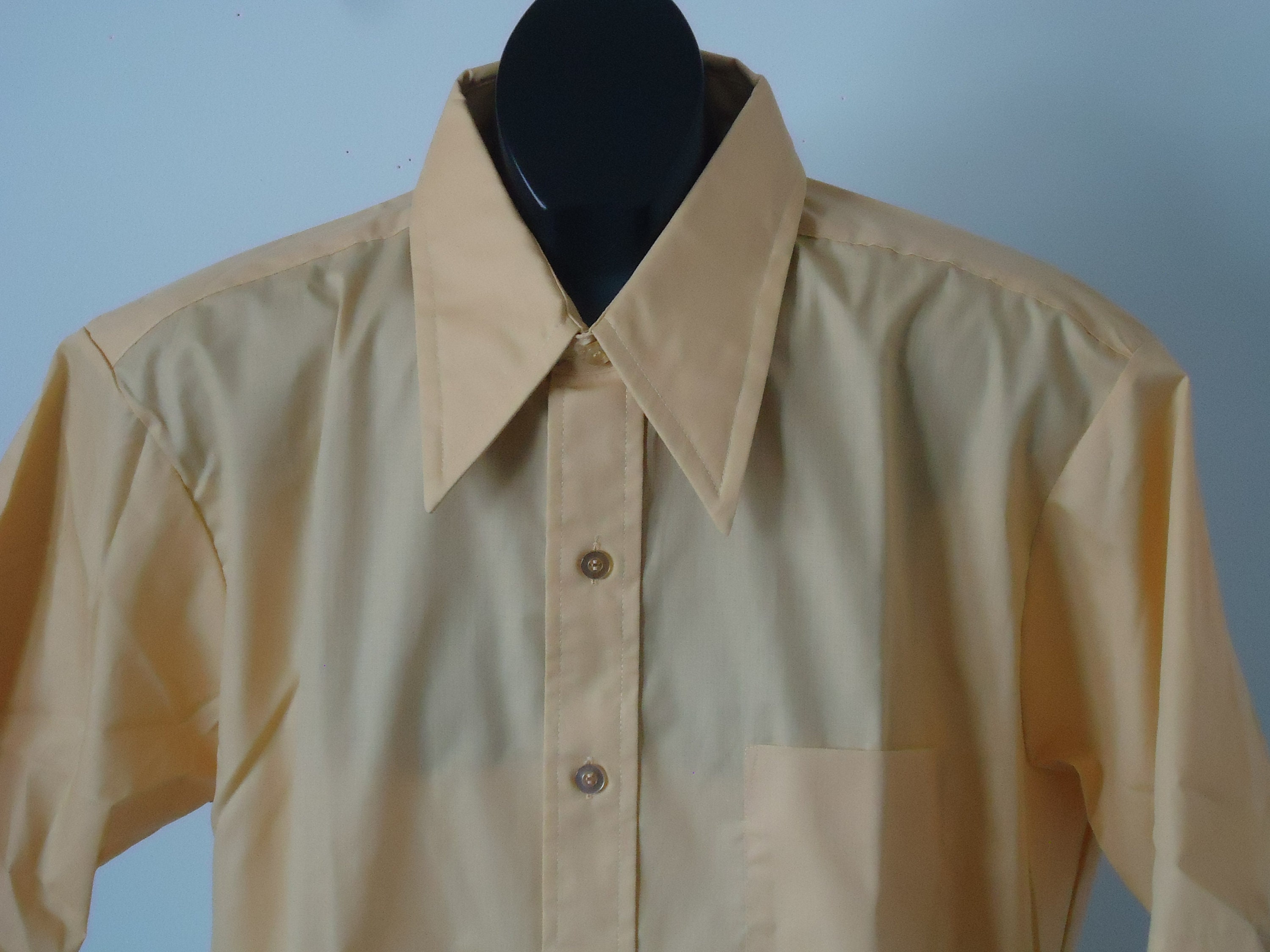 vintage 60s 70s shirt geek graphic DaVinci science pointed collar MR DEE CEE* Kleding Herenkleding Overhemden & T-shirts Oxfords & Buttondowns 