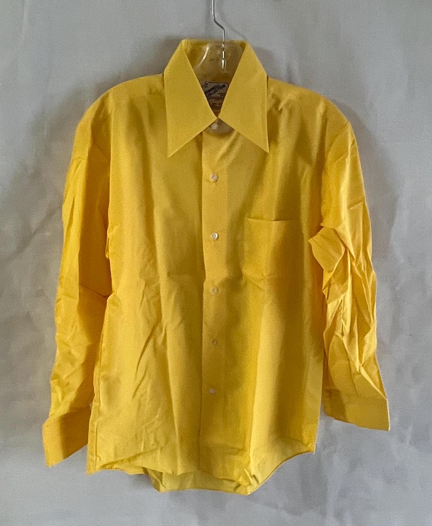 Vintage Mens Fashion SHIRT 70s CROMWELL Collection 16-33 Geek Chic