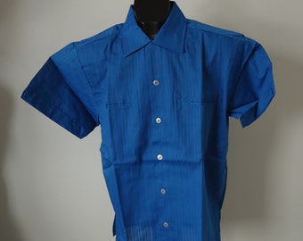 vintage BOWLING shirt mens top loop RAB IMPERIAL cabana shirt-jac S