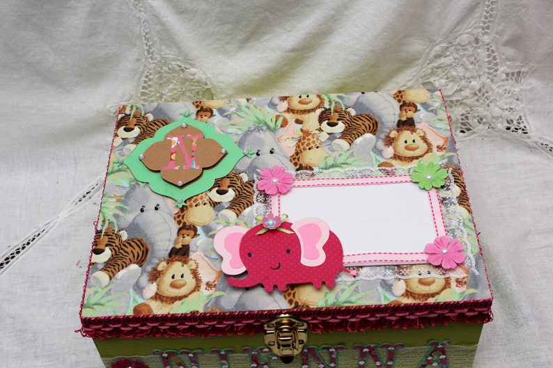 Animal Baby Nursery Baby Animal Memory Box Keepsake Box Etsy