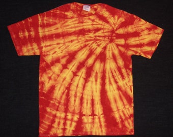 Fire Spiral Tie Dyed T-Shirt