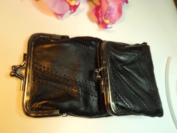 English Leather  wallet  black double wallet Gift… - image 3
