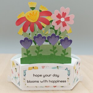 Flowery Birthday 3D Card~ 3D Card~ Flowers