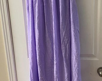 Smocked Swiss Dot Light Cotton Gown