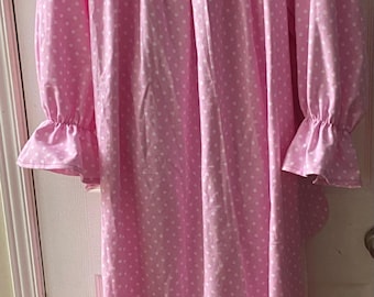 Smocked Flannel Nightgown