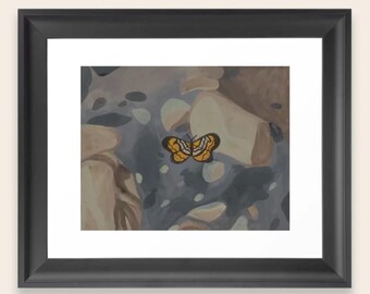Butterfly Art Print, 11 x 14 print, Nature Art, Unframed Print, Living Room Decor, Butterfly Watercolor Painting, Wall Art Decor