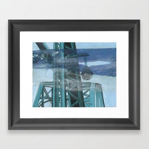 Chattanooga Walnut Street Bridge Print, Chattanooga Art Print, Chattanooga TN, City Art Print, Architecture Art, Living Room Wall Decor