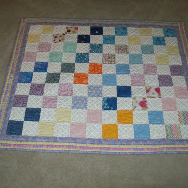 Precioso cuddly Baby Quilt