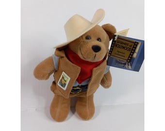 John Wayne Stamp Bear Legends of Hollywood Special Collection Plush Cowboy 2005