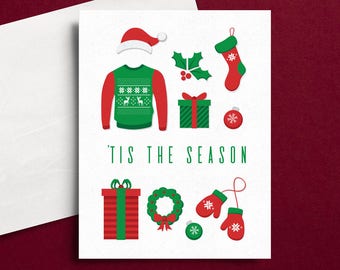Tis the Season Holiday Greeting Card