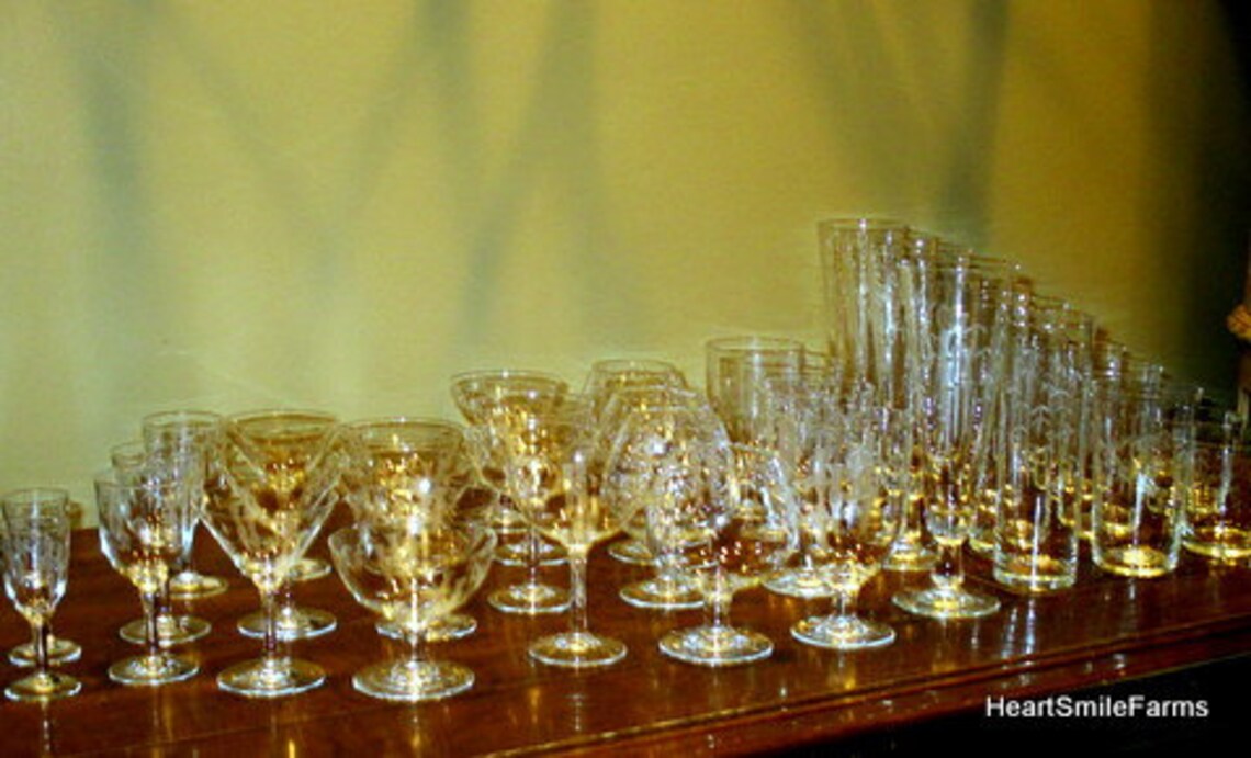 Noritake Bamboo 39 Piece Set Glassware Noritake Bamboo Stemware