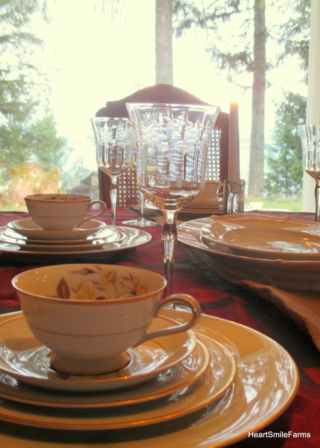Fine china clearance service for 12