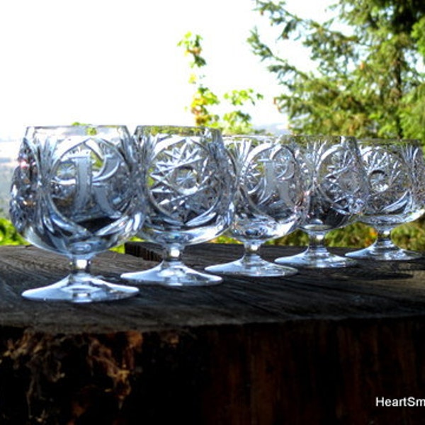 Small Brandy Snifter Glasses Etsy