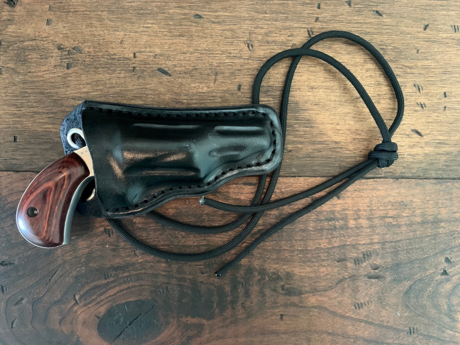NAA Leather Neck Holster for .22 Mag 1 5/8 Barrel Etsy