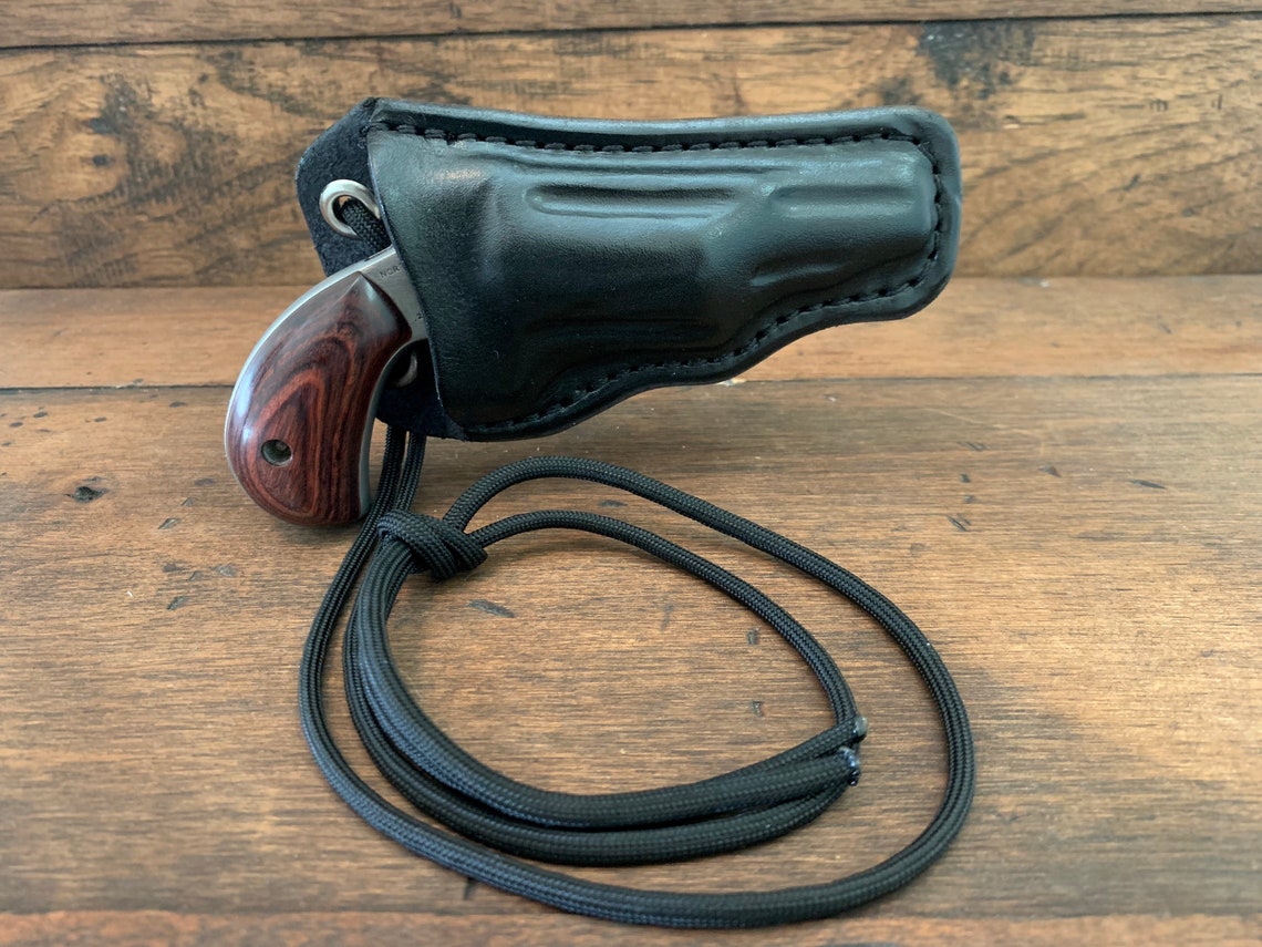 NAA Leather Neck Holster for .22 Mag 1 5/8 Barrel Etsy
