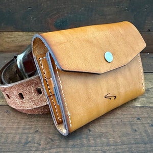Estuche de cuero para munición