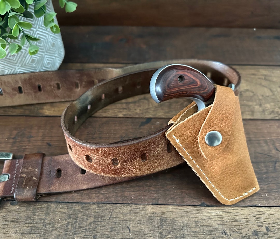 Custom Leather Holster for NAA .22 Magnum 1 1/8 and 1 5/8 Inch Barrels
