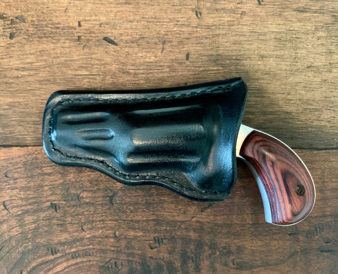 NAA 22 Mag Holster Black Leather Holster 1 5/8 Barrel Etsy