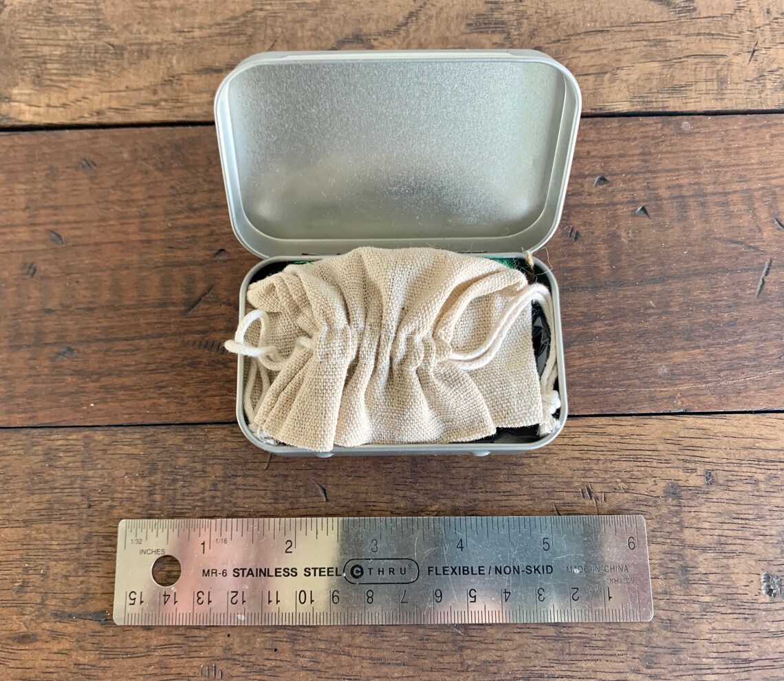 5X Magnifying Glass Fire Starter Kit With Char Cloth Etsy UK