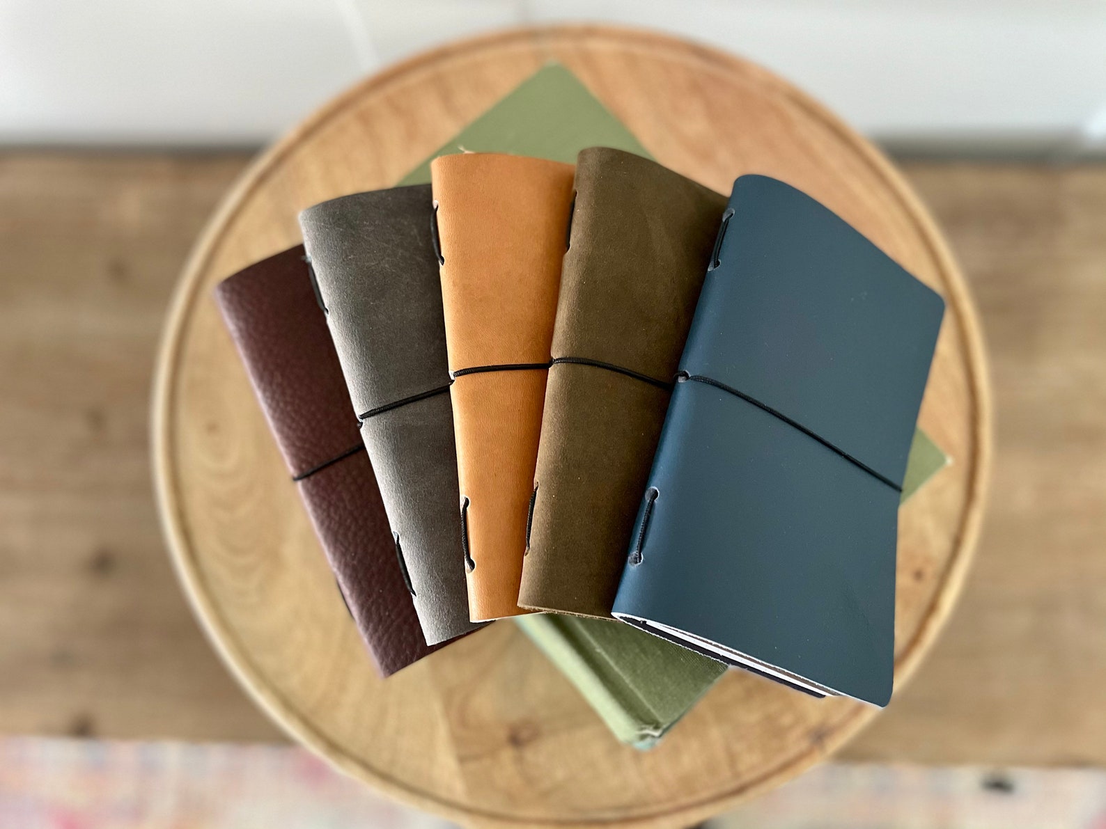 Leather Field Notebook Cover With Notebook Etsy