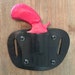 TOURBON Leather Pocekt Holster for NAA Mini PUG Revolver IWB/OWB Left Handed