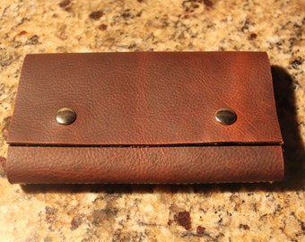 Custom Leather Fly Wallet