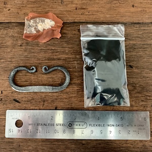 Hand Forged Flint and Steel Striker - C Striker - Fire Starter
