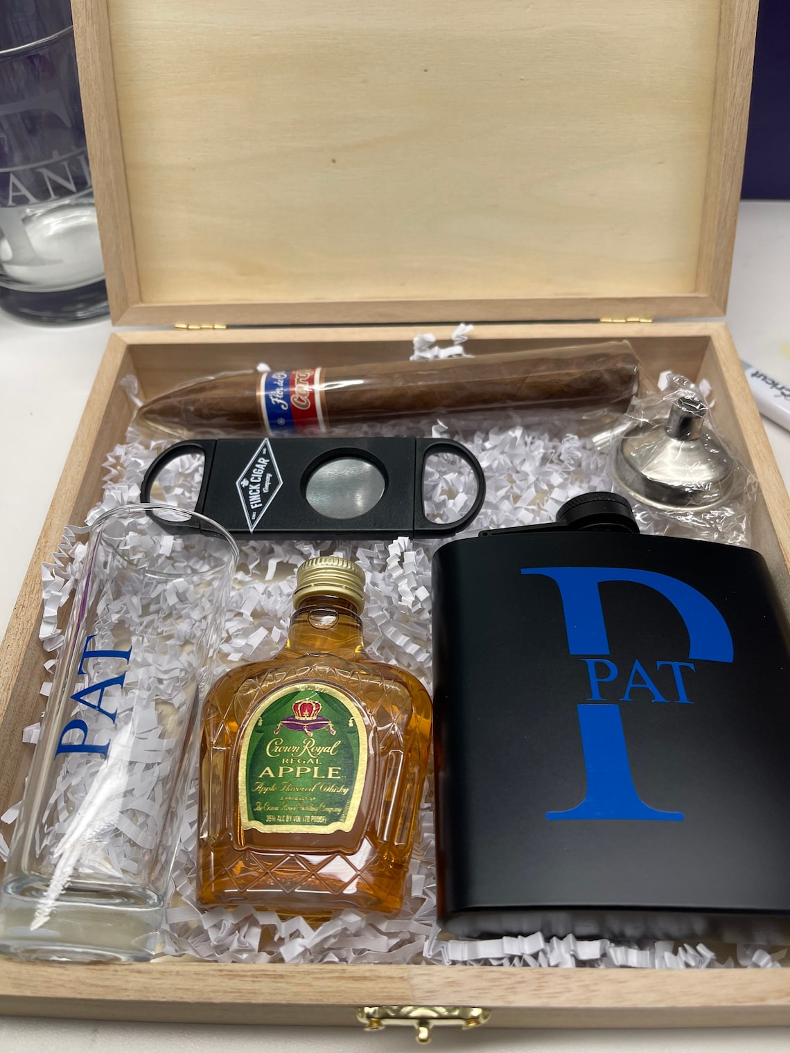 Personalized Cigar Gift Set Male Gift Birthday Etsy