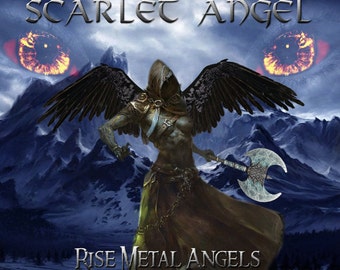 Scarlet Angel - Rise Metal Angels CD - Female Fronted Metal/Rock Band - USA