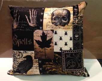 gothic throw pillows