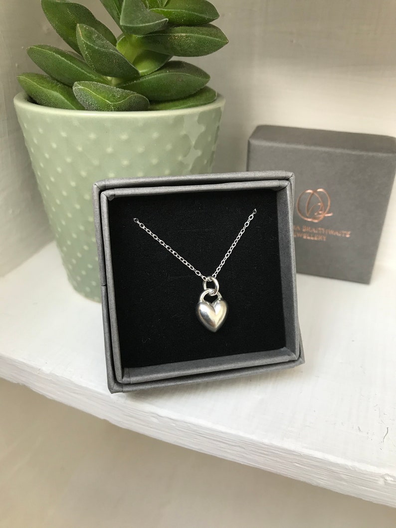 Stile Argento Cuore Medaglione Pendente Ciondolo Per Ricordi Con - Foto 9