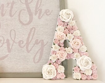 flower letters for nursery