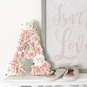 Flower Letter, Flower Letters, Floral Letter Nursery, Flower Letters For Nursery, Floral Letter, Flower Letter Nursery, Nursery Decor