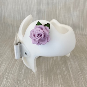 Handmade Helmet Bow Flower, Cranial Helmet Bow Flower, Doc Band Bow Flower, Floral Helmet Bow, Cranial Helmet Decor