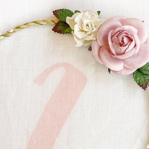 Baby Monthly Milestone Blanket Number Marker Milestone Etsy